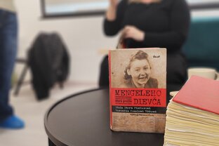 Zväčšiť fotografiu - Beseda s autorkou knihy mengeleho dievča