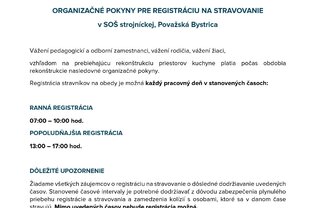 Zväčšiť fotografiu - Dôležité pokyny k stravovaniu počas rekonštrukcie kuchyne