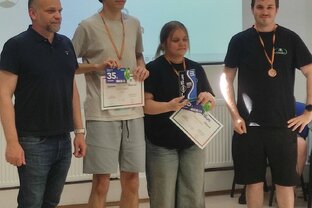 Zväčšiť fotografiu - Naši žiaci získali 3. miesto na medzinárodnej súťaži robosum