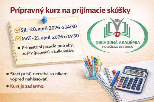 Prípravné kurzy na prijímacie skúšky pre deviatakov