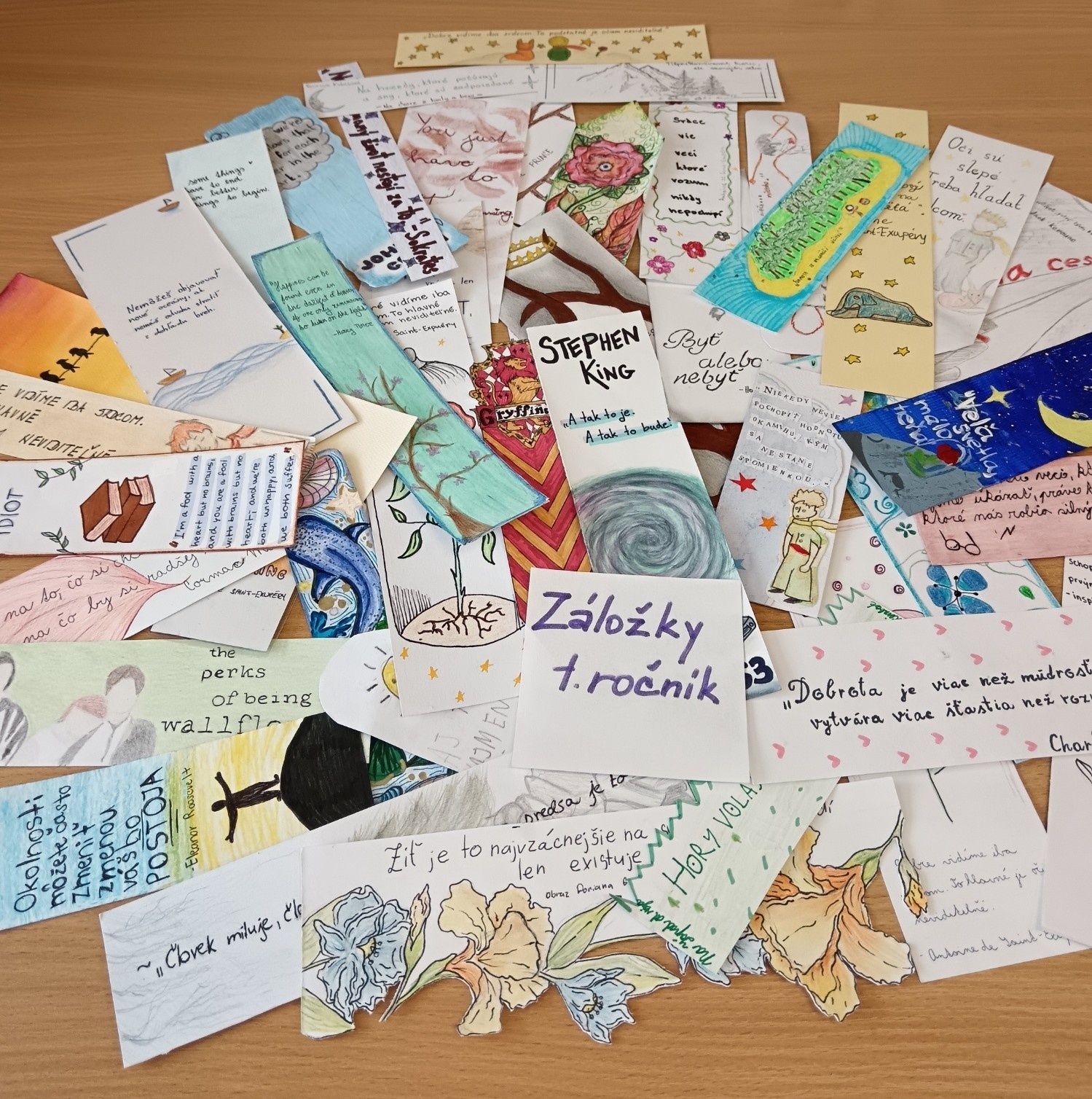 Projekt Záložka do knihy spája slovenské školy: Citát z knihy, ktorá zmenila môj pohľad na svet.